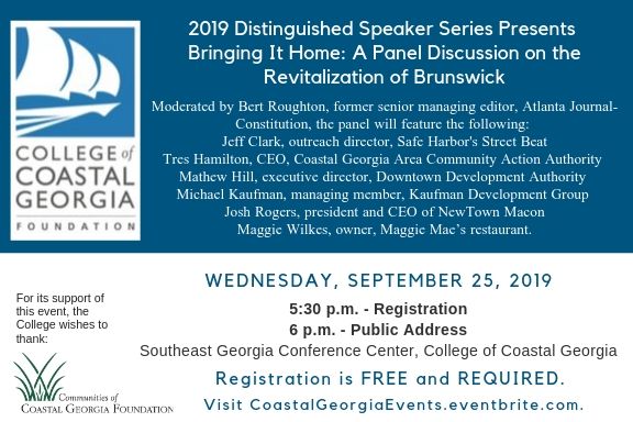 Bringing It Home: A Panel Discussion on Downtown Brunswick, Sept. 25