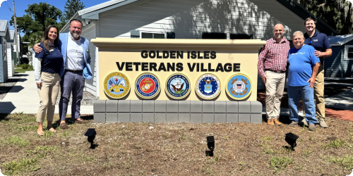 Golden Isles Veterans Village Visit